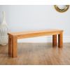 Country Oak 1.2m Chunky Solid Oak Indoor Bench - 10% OFF SPRING SALE - 4
