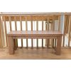 Country Oak 1.2m Chunky Solid Oak Indoor Bench - 10% OFF SPRING SALE - 14