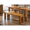 Country Oak 1.5m Solid Oak Kitchen Bench - 10% OFF SPRING SALE - 2