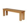 Country Oak 1.5m Solid Oak Kitchen Bench - 10% OFF SPRING SALE - 5