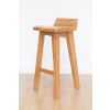 Wave Contemporary Solid Oak Fully Assembled Kitchen Bar Stool - 20% OFF SPRING SALE - 4
