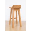Wave Contemporary Solid Oak Fully Assembled Kitchen Bar Stool - 20% OFF SPRING SALE - 6