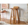 Wave Contemporary Solid Oak Fully Assembled Kitchen Bar Stool - 20% OFF SPRING SALE - 2