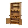 Country Oak Small 100cm Hutch for combining with Sideboard - SPRING MEGA DEAL - 9