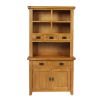 Country Oak Small 100cm Hutch for combining with Sideboard - SPRING MEGA DEAL - 11
