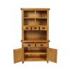 Country Oak Small 100cm Hutch for combining with Sideboard - SPRING MEGA DEAL - 12