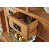 Country Oak Small 100cm Hutch for combining with Sideboard - SPRING MEGA DEAL - 5