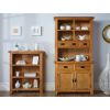 Country Oak Small 100cm Buffet and Hutch Display Cabinet Dresser - SPRING SALE - 4
