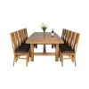 Chateaux 3.4m Large Solid Oak Extending Dining Table - 20% OFF WINTER SALE - 15