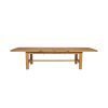 Chateaux 3.4m Large Solid Oak Extending Dining Table - 20% OFF WINTER SALE - 7