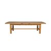 Chateaux 3.4m Large Solid Oak Extending Dining Table - 20% OFF WINTER SALE - 9