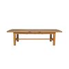 Chateaux 3.4m Large Solid Oak Extending Dining Table - 20% OFF SPRING SALE - 9