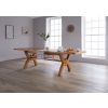 Monastery 3.0m Large Solid Oak Extending Dining Table - 20% OFF SPRING SALE - 2