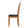 Westfield Solid Oak Dining Chair Brown Leather - 10% OFF WINTER SALE - 10
