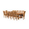 Westfield Solid Oak Dining Chair Brown Leather - 20% OFF SPRING SALE - 12