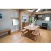Country Oak 140cm X Leg Oval Table and 2 1.2m X Leg Country Oak Benches - SPRING SALE - 14