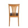 Victoria Oak Dining Chair Brown Leather Pad - 20% OFF SPRING SALE - 6