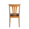 Victoria Oak Dining Chair Brown Leather Pad - 10% OFF SPRING SALE - 6