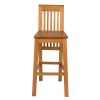 Westfield Oak Assembled Kitchen Stool with Oak Timber Seat - 10% OFF SPRING SALE - 7