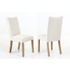 Windsor Beige Fabric Dining Chair with Oak Legs - 10% OFF SPRING SALE - 2