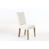 Windsor Beige Fabric Dining Chair with Oak Legs - SPRING SALE - 3
