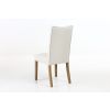 Windsor Beige Fabric Dining Chair with Oak Legs - SPRING SALE - 4