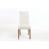 Windsor Beige Fabric Dining Chair with Oak Legs - SPRING SALE - 5