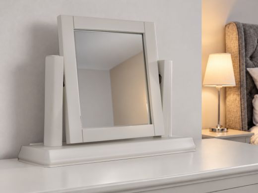 Toulouse Grey Painted Dressing Table Mirror