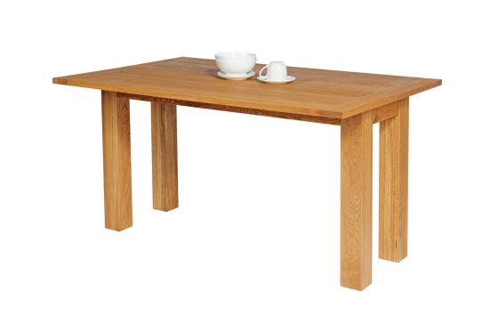 Lichfield Narrow Flip Top Oak Extending Table 140cm x 45cm - SUMMER SALE