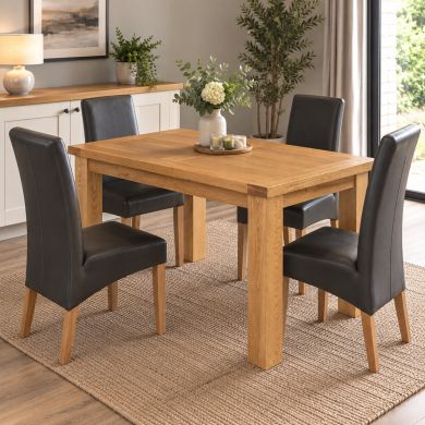 Riga 140cm Oak Dining Table customer review dining room photo