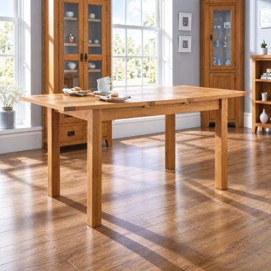 Country Oak 1.8m Extending Oak Dining Table - £50 OFF AUTUMN SALE