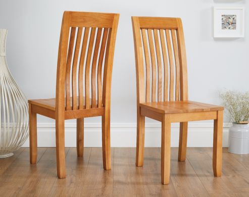 Westfield Solid Oak Dining Room Chair with Oak Seat - 10% OFF SUMMER SALE