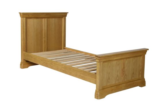 Farmhouse Country Oak 3 Foot Single Oak Bed - 10% OFF SPRING SALE