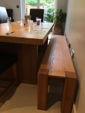 Cambridge 200cm Large Oak Bench customer review photo