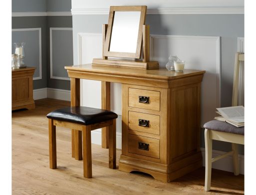 Farmhouse Country Oak Dressing Table / Desk - 10% OFF SPRING SALE