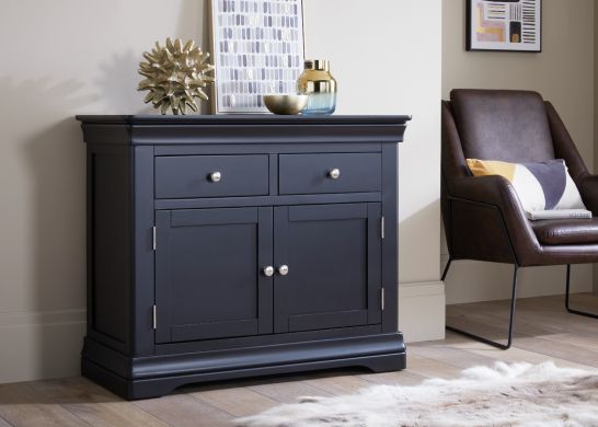 Toulouse 100cm Black Painted Sideboard with Drawers professional photo
