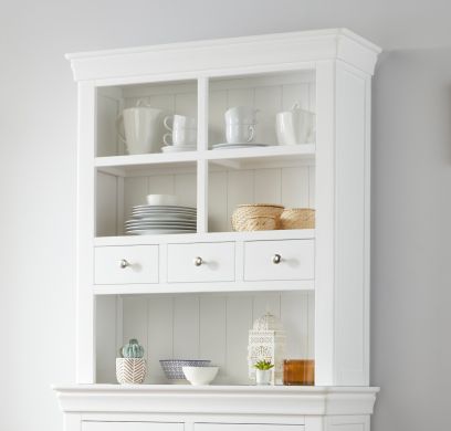 Toulouse 100cm White Painted Hutch Unit 