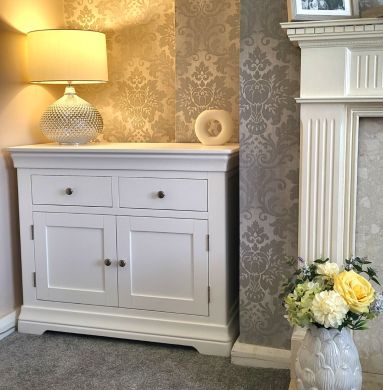 Toulouse 100cm White Painted Sideboard with Drawers customer review photo