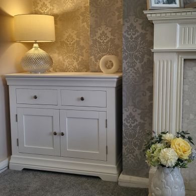 Toulouse 100cm White Painted Sideboard with Drawers customer review photo