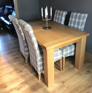 Riga 140cm Oak Dining Table customer review dining room photo